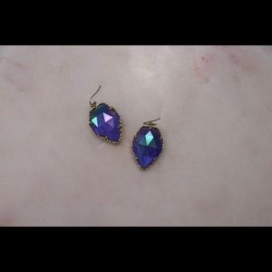 Kendra Scott Iridescent Cobalt Corley Earrings